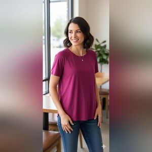 Tek Gear On-The-Go Women's Short Sleeve Shirt L (EUC)